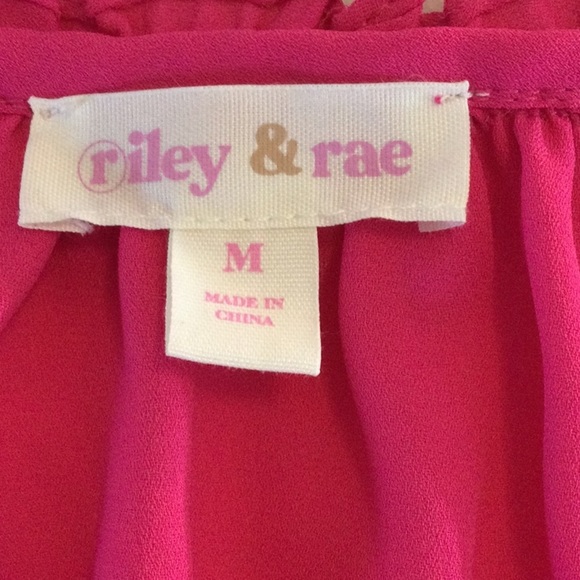 Riley and Rae Peplum Top Sz M - Picture 7 of 12